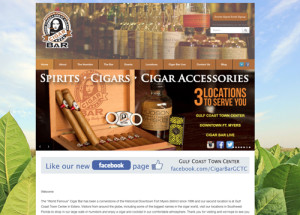 World Famous Cigar Bar Website Thumbnail