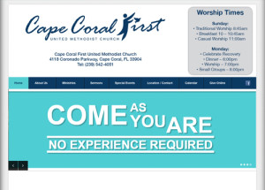 cape coral first united methodist church Website Thumbnail