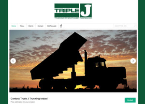 triple j trucking website thumbnail