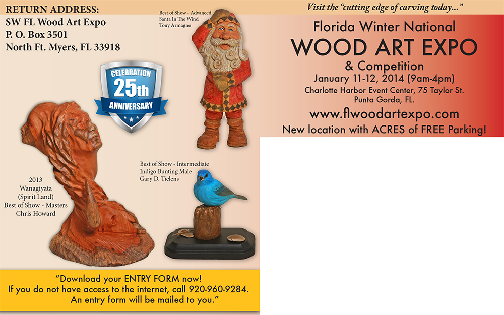 Woodcarvers Direct Mailer Front