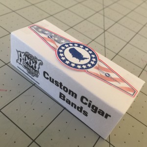 Custom Die Cut Corporate Cigar Band